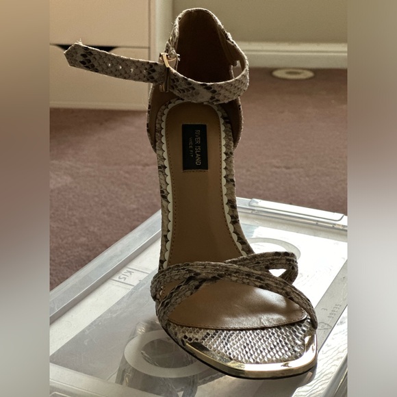River Island Snakeskin Heels - Picture 8 of 9
